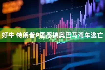 好牛 特朗普P图恶搞奥巴马驾车逃亡