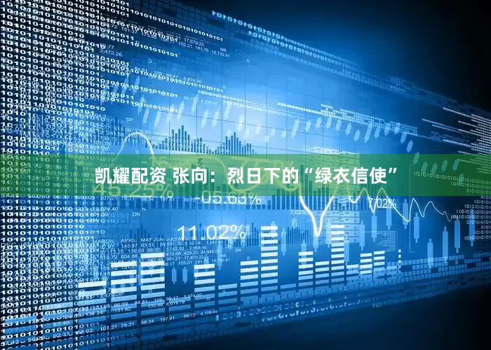 凯耀配资 张向：烈日下的“绿衣信使”