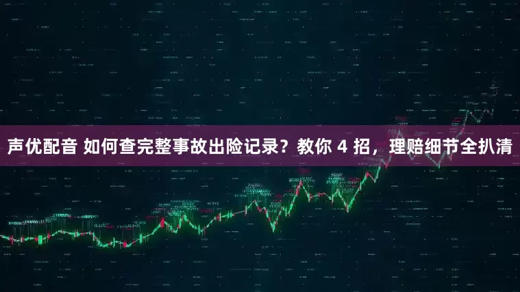 声优配音 如何查完整事故出险记录？教你 4 招，理赔细节全扒清